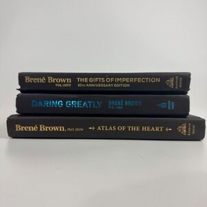 Brene Brown 3 Book Bundle Atlas of the Heart Daring Greatly Gifts Imperfection